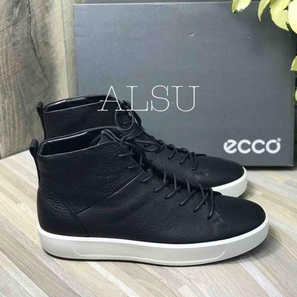 Ecco Other - NWT ECCO Soft 8 High Top Leather Black AUTHENTIC